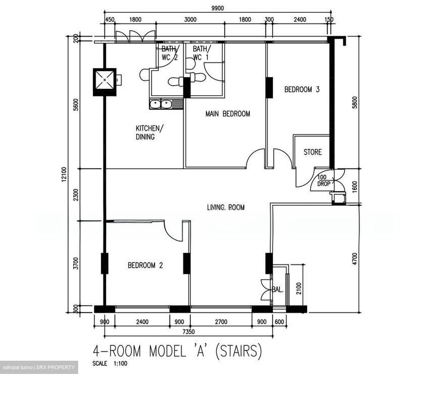 Blk 233 Choa Chu Kang Central (Choa Chu Kang), HDB 4 Rooms #533151031